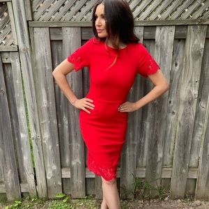 H&M red dress